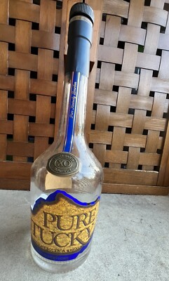 Pure Kentucky Small Batch XO Bourbon Whiskey Empty Bottle Unrinsed