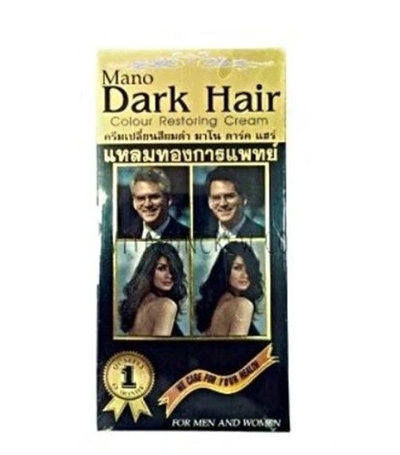 3X Mano Dark Hair Covering Hair Colour Restoring Cream 160 ml. - Picture 9 of 9