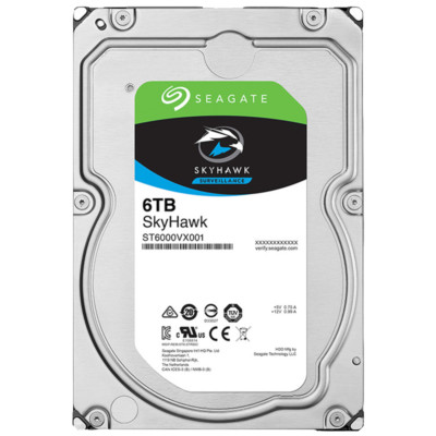 Seagate SkyHawk 6TB SATA 6Gb/s 3.5'' Internal HDD Hard Disk Drive ST6000VX001