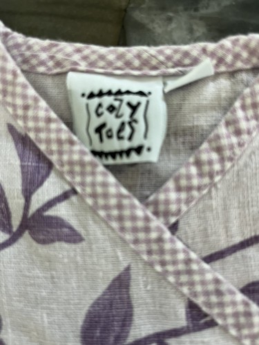 Cozy Toes Designer Purple Dress Girls 4T c4 - Picture 2 of 4