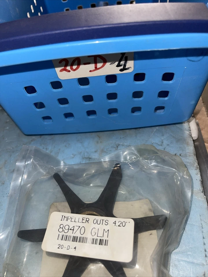 GLM MARINE,RUBBER IMPELLER,REPLACES:377992;P/N 89470. - Image 3 of 4