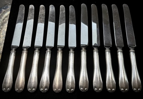 Tiffany & Co. Flemish 11 Sterling Silver 9.25" Knives - Picture 5 of 10