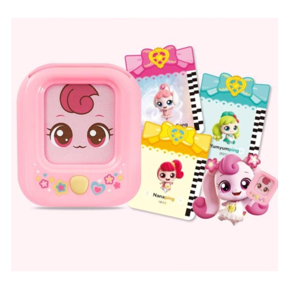 Catch Teenieping ABC English Play Sound Card + Heartsping Keyring