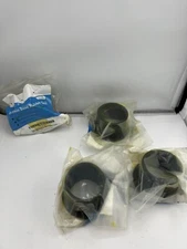 QTY 4 Impresa Products High Quality Drain Base Seal Durable Rubber Black 2"