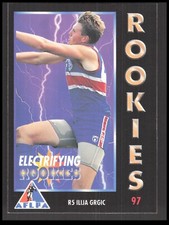 AFL 1994 AFLPA Dynamic Rookies Footscray Ilija Grgic 97/125 Football CB-1-9-B-5