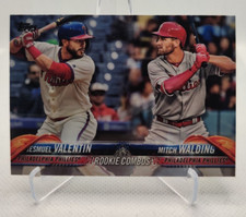 2018 Topps Update #US106 Jesmuel Valentin Mitch Walding Phillies RC Rookie