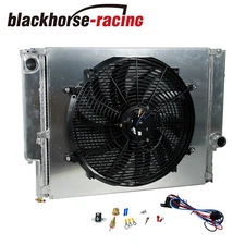 2 Row Aluminum Radiator+Fan Shroud Kit For 1992-1999 BMW E36 323i 325i 328i MT