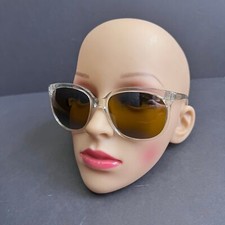 NWT Vintage Solar Tech Transparent/clear Frame Sunglasses