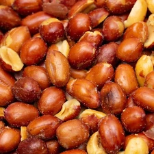 US Snacks Roasted and Salted Red Skin Peanuts, Spanish Peanut 1 Pound