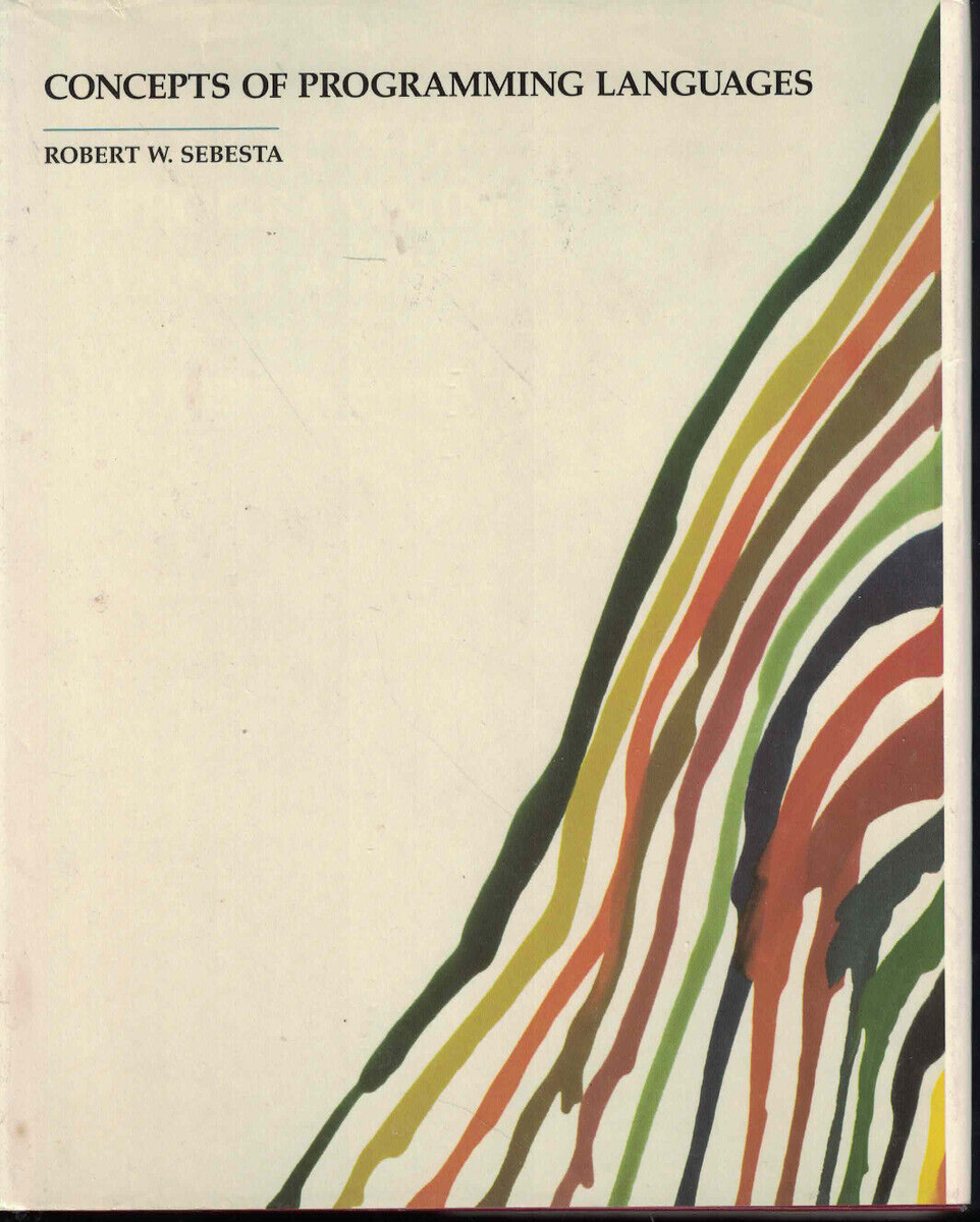 Concepts of Programming Languages - Sebesta (HC, DJ, 1989) | eBay