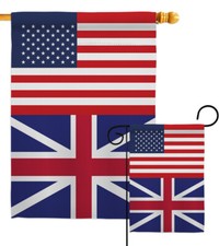 US British Union Garden Flag Regional Historical Decorative Yard House Banner