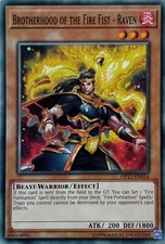 OP12-EN014 BROTHERHOOD OF THE FIRE FIST - RAVEN COMMON 1ST EDITION YuGiOh CARD