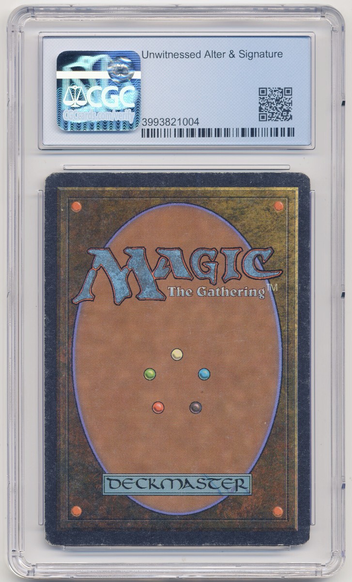 Graded Signed Altered Elephant Graveyard Arabian Nights Artist Rob