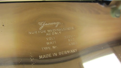 Grossag Typ 4302 Zimtwaffeleisen/Waffeleisen/Hörncheneisen/Grill, SEHR SELTEN! - Bild 16 von 17