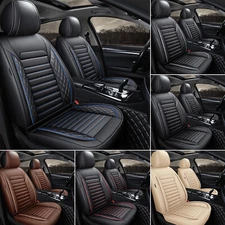 Luxury Leatherette Car 5 Seat Cover Full Set Front Rear For Toyota Corolla LE SE