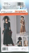 SIMPLICITY 1772 MISSES' COSTUMES W/VARIATIONS SZ 4-12 UNCUT 2012