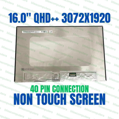 16.0'' Dell Inspiron 16 Plus 7620 3K QHD LCD Non Touch Screen Display Panel