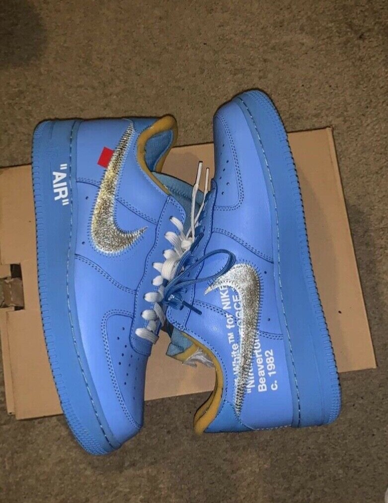 Size 10 - Nike Air Force 1 Low Blue for sale online | eBay