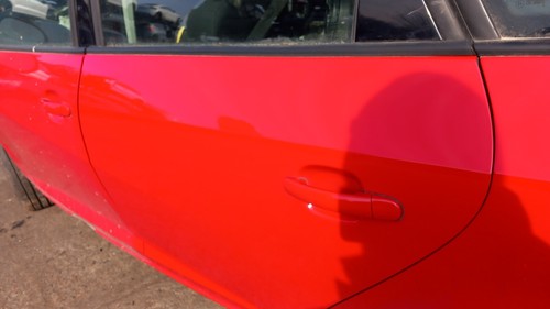 SEAT IBIZA ESTATE FR 2016 REAR DOOR N/S PASSENGER SIDE IN RED LS3H - Picture 5 of 16