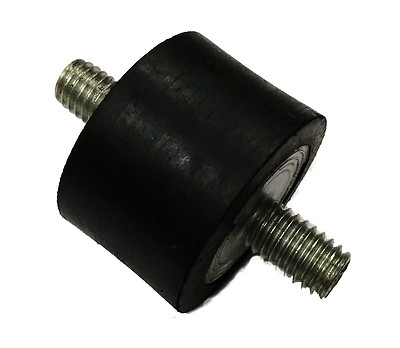 Herco 1116 Round Double Stud Black Rubber Vibration Mount 1'' x 1-1/2'')