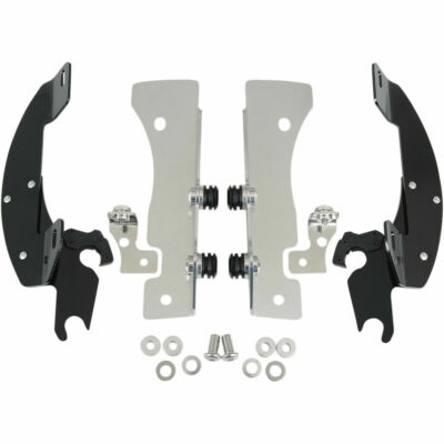 MEK1914 Trigger-Lock Mount Kit for Fats/Slim Windshields & Batwing Fairing Black