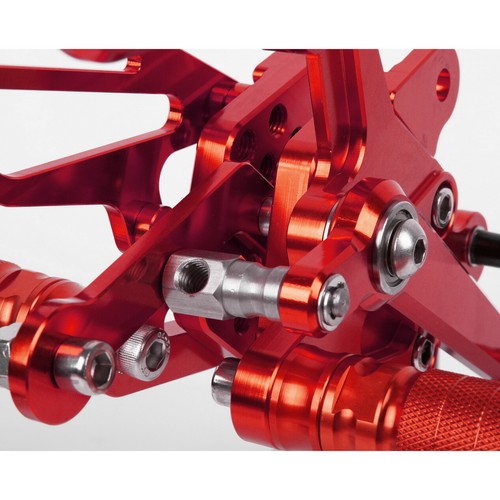 Pair CNC Rearsets Rear set For Honda CBR1000RR 04-07 / CBR600RR 03-06 Adjustable - Picture 10 of 11