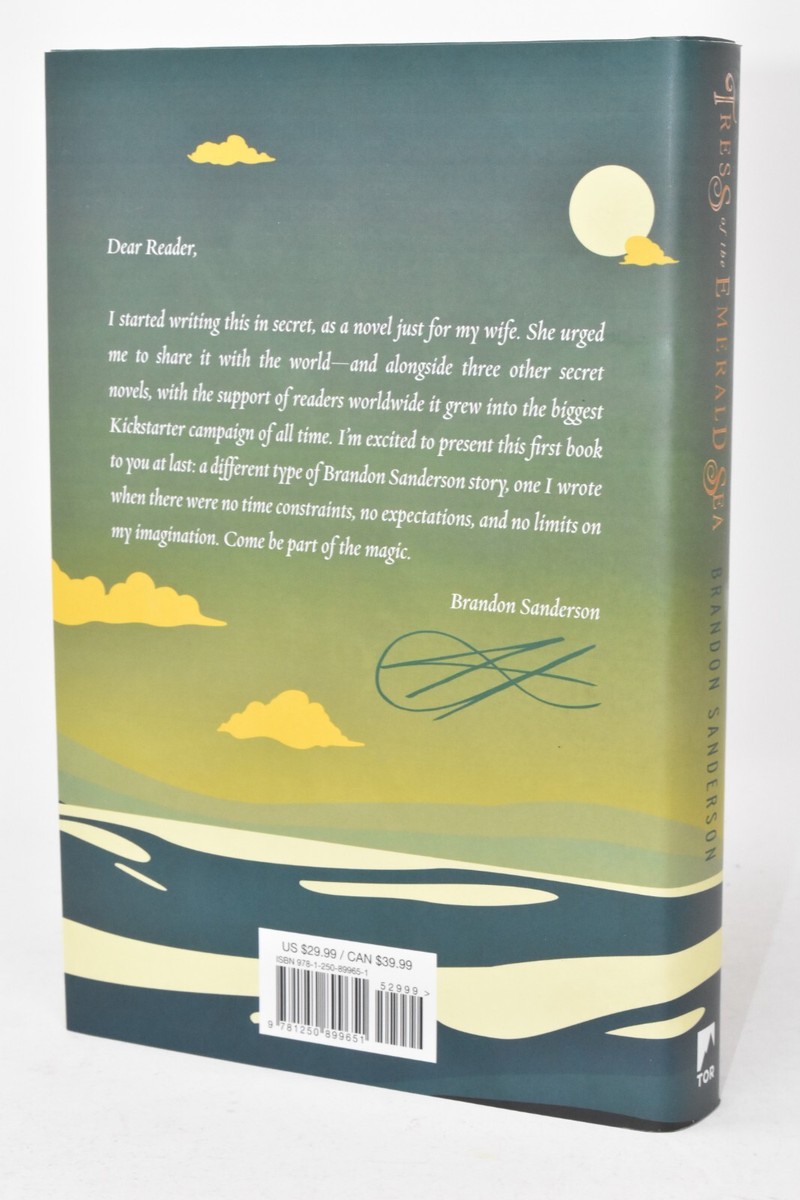 1ST PRINT/ED Tress of the Emerald Sea a Cosmere Novel by