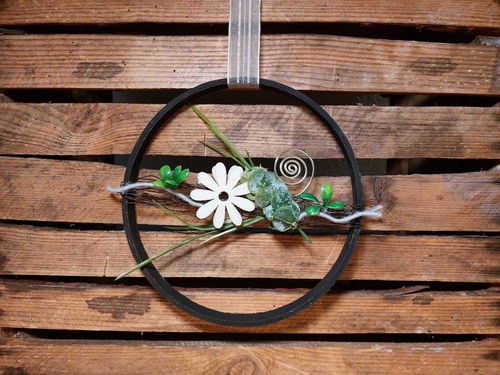 Deko Ring zum aufhängen - Hänger / Dekoring Fenster als Frühlingsdekoration - Bild 6 von 6