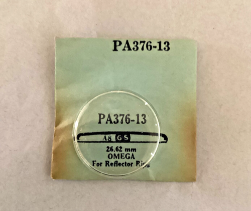 Omega Watch Crystal Vintage NOS GS Round Acrylic Style - Picture 10 of 10