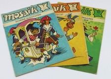 Comic Heft Mosaik 1977 Heft 10, 8 und 7