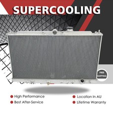 Aluminum Radiator For Honda Prelude BB5 BB6 2.0L 2.2L Accord CD 2.2L 4Cyl 93-01