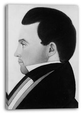 Tela/Cornice circa. 1835 - Profilo di un uomo