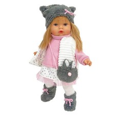 Bambola reale Parlante Twins Fashion 45 Cm Bionda - Demy Twins