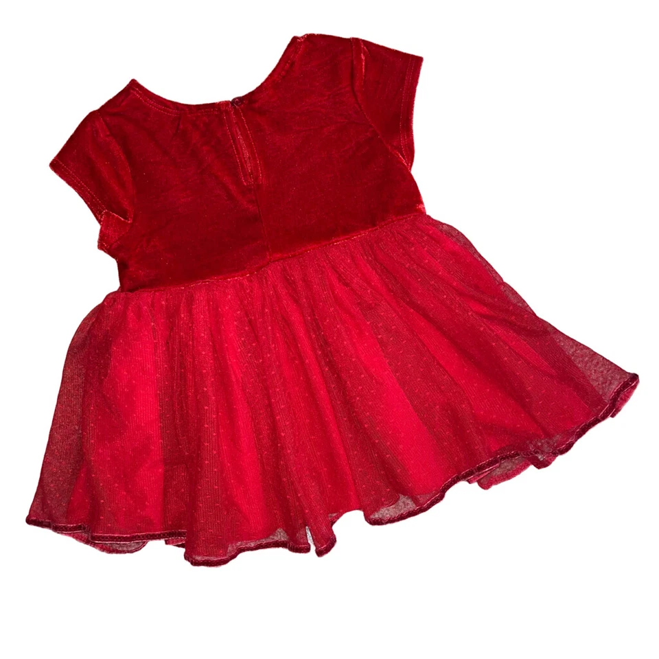 MARMALLETA 经典 TODDLERS 24 个月圣诞节/假日连衣裙 | VELVETY TOP WO — 第 4/4 张图片