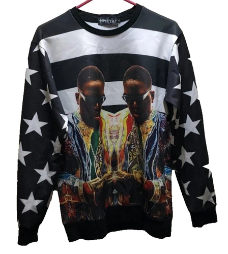 Biggie Smalls B.I.G. Notorious Rapper Hip Hop Music Black 1991 Inc. Apparel XL