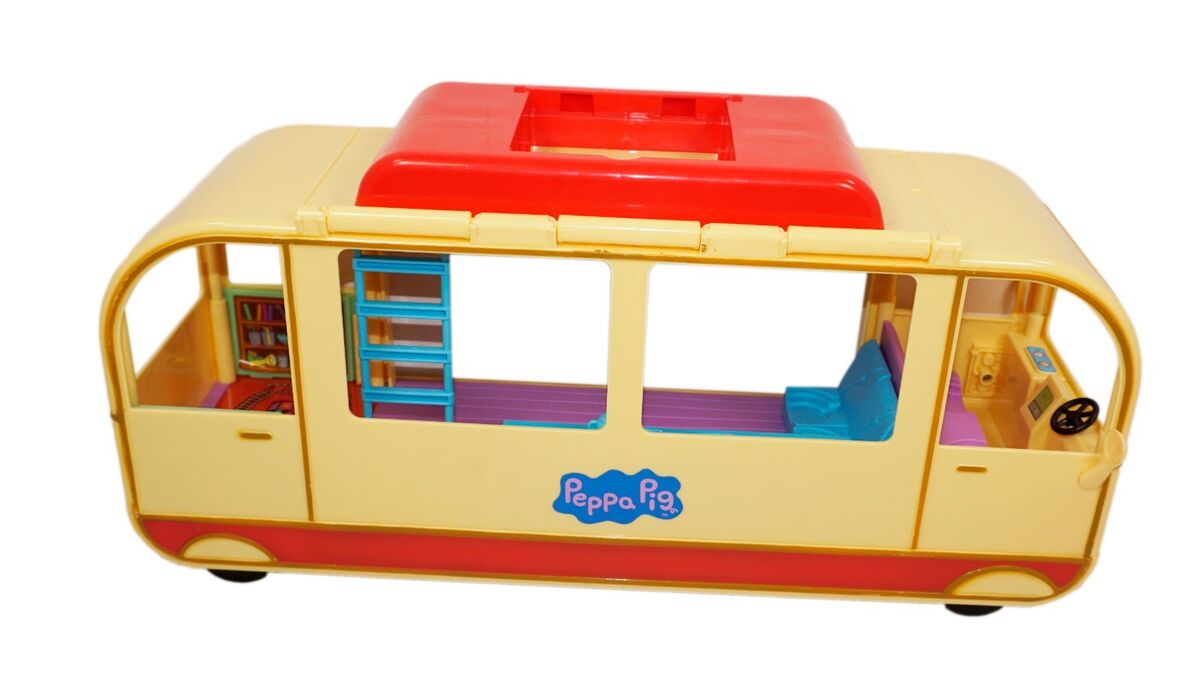 Toy Vehicle Only - Peppa Pig Transforming Campervan or Bus Toy Vehicle Only - Peppa Pig Transforming Campervan or Bus