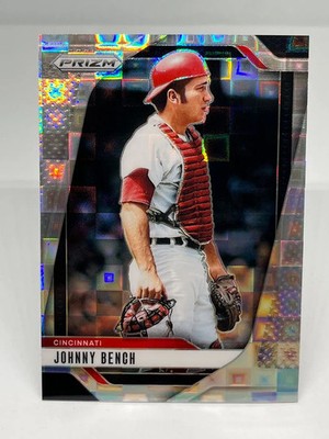 Johnny Bench 2025 Panini Prizm Pandora /199 Card #17 Cincinnati Reds