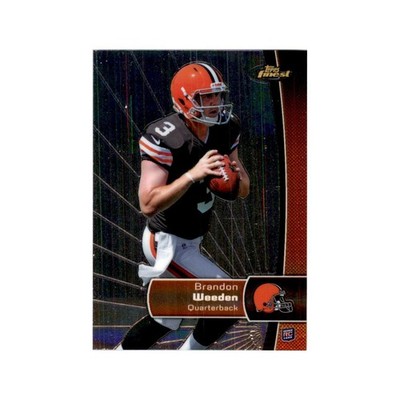 2012 Topps Finest Brandon Weeden Football Cards #102