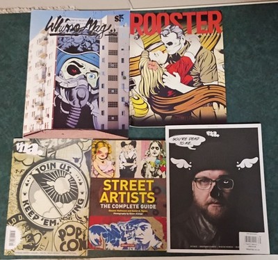D*Face 2018 Rooster Whino Mag #5 VNA magazines #10 35 Street Artists PB art book
