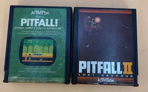 New ListingAtari 2600 Pitfall & Pitfall II Cartridge Lot