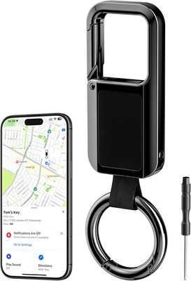 Smart Key Chain, Key Finder Works with Apple Find My, 120Db Loud Key Tracker wit