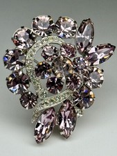 VTG Eisenberg ICE Signed Swarovski Crystal Fl...