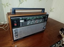 Vintage Soviet transistor radio OCEAN-209 (1980s, USSR) with FM (#336)
