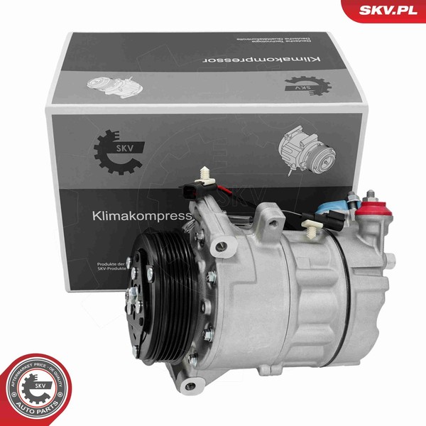 Kompressor Klimaanlage Esen SKV 84SKV142 12V FüR Ford Mondeo 4 BA7 MAX WA6 Volvo-image