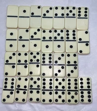Dominoes Classic 28 Double Six Domino Tiles REPLACEMENT YOU PICK PER PIECE