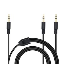 3.5mm Headphone Splitter 1 to 2-Ways 3.5mm 1/8" TRS 3-Pole Gold Plated Male...