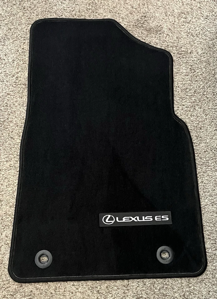 Juego de 4 alfombrillas negras Lexus Es350 2019-2025 delanteras traseras izquierda derecha OEM Foto 3 de 4
