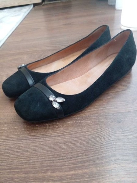 Women Hobbs London Heels Black Suede 38