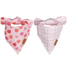 Dog Bandanas - 2 Pack  Evergreen Christmas Dog Bandanas Set  Premium Durabl...