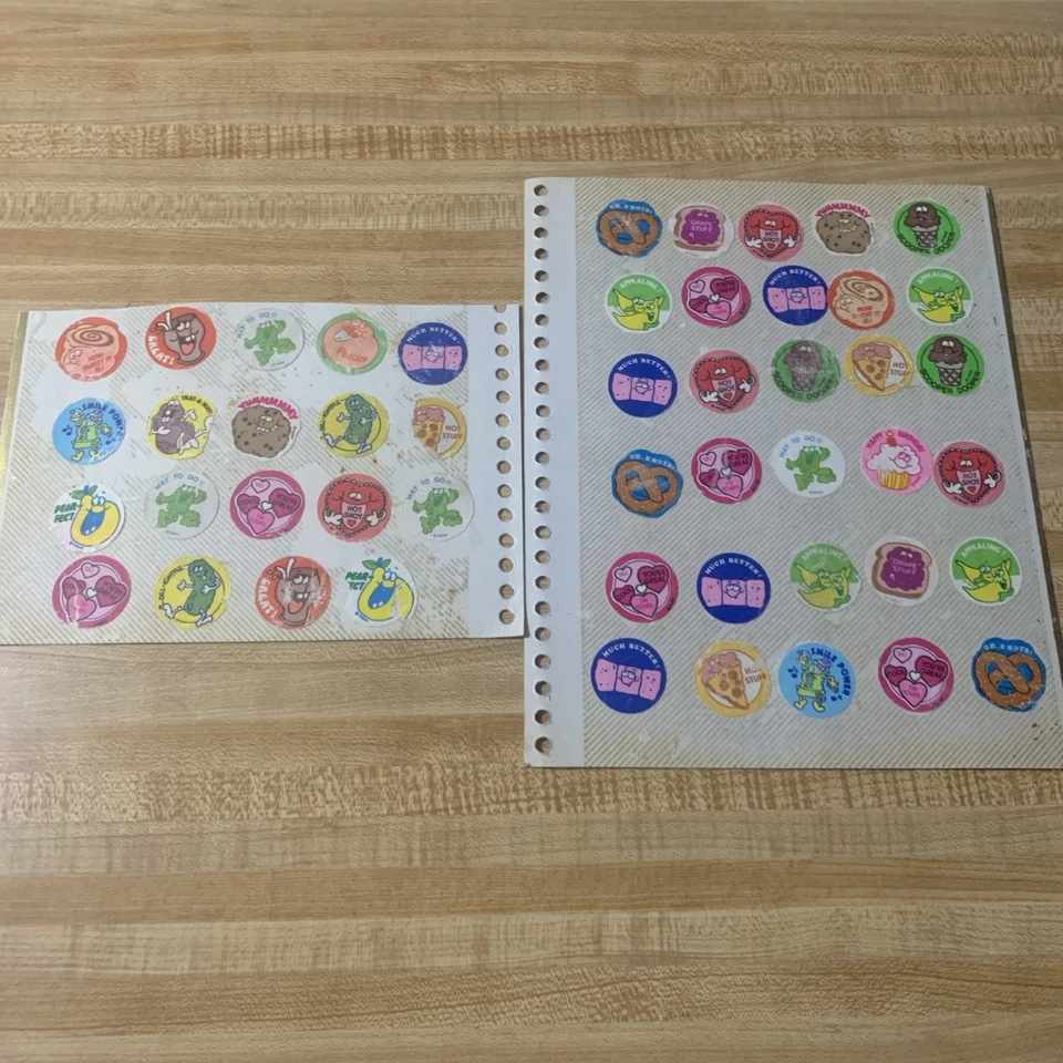 Lote de hojas de 150+ pegatinas vintage para rasguños tendencia, hinchadas y MÁS Foto 2 de 4